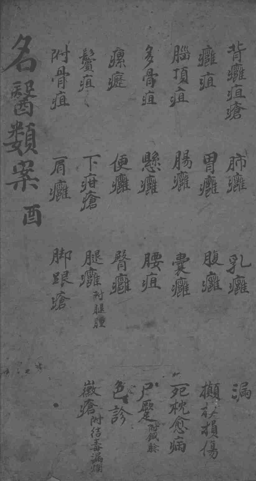 名医类案  卷10